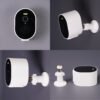 MOES WiFi Smart Outdoor Camera HD 3MP Sound Motion Detection Color Night Vision Two-Way Audio Security Monitor
