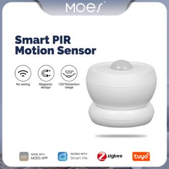 Moes Zigbee Smart PIR Sensor Human Body Infrared Motion Detector With Magnetic Base