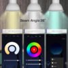 Pemsmart ZigBee GU10 Smart Sync Full Color LED Dimmable Party Light Bulbs RGBCCT 2200-6500K C+W 5W