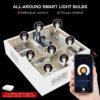 Pemsmart ZigBee Smart LED Light Bulb Energy Efficient E27 Dimmable RGB White Color Lamp 806Lm 9W 90-250V