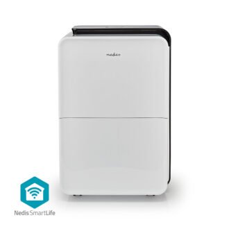 Nedis SmartLife Dehumidifier | Wi-Fi | 30 l/Day | Dehumidification / Continuous / Max+ / Dry laundry / Ventilation | Android / IOS | Adjustable hygrostat | 210 m2/h