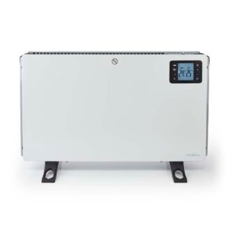 Nedis SmartLife Convection Heater | Wi-Fi | 200mm0 W | 3 Heat Settings | LCD | 5 – 37C | Adjustable thermostat | White