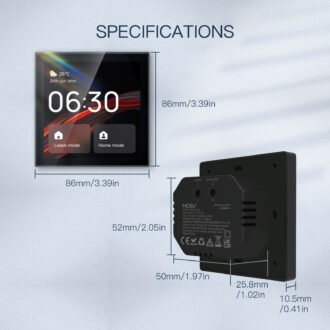 Tuya Wifi Smart Touch Screen Center Control Panel with Voice Control Alexa Built-in ZigBee Gateway Built-in