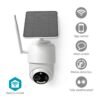 Nedis SmartLife Outdoor Camera | Wi-Fi | Full HD 1080p | Pan tilt | IP65 | Max. battery life: 5 Months | Cloud Storage (optional) / microSD (not included) | 5 V DC | With motion sensor | Night vision | White