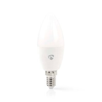 Nedis SmartLife Full Colour LED Bulb | Wi-Fi | E14 | 470 lm | 4.9 W | RGB / Warm to Cool White | 2700 – 6500 K | Android / IOS | Candle | 1 pcs