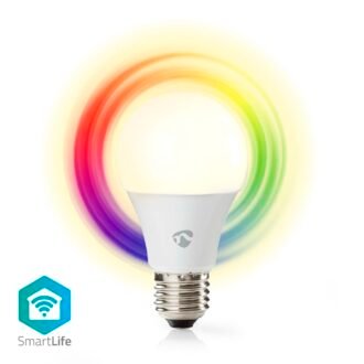 Nedis SmartLife Full Colour LED Bulb | Wi-Fi | E27 | 806 lm | 9 W | RGB / Warm to Cool White | 2700 – 6500 K | Android/ IOS | Bulb | 1 pcs