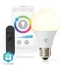 Nedis SmartLife Full Colour LED Bulb | Wi-Fi | E27 | 806 lm | 9 W | RGB / Warm to Cool White | 2700 – 6500 K | Android/ IOS | Bulb | 1 pcs