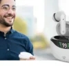 Nedis Fully Wireless Earphones | ANC (Active Noise Cancelling) | Bluetooth® | Maximum battery play time: 30 hrs | Touch Control | Charging case | Wireless charging case | Built-in microphone | Voice control support | White
