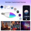 Pemsmart ZigBee Smart E14 Candle LED Light Candle Bulb 5W RGBCCT 2200-6500K Alexa Google Voice Control