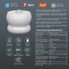 Moes Zigbee Smart PIR Sensor Human Body Infrared Motion Detector With Magnetic Base