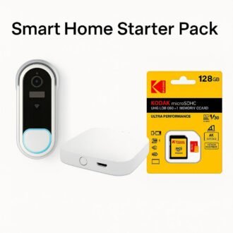 Doorbell Deal – Nedis SmartLife Video Doorbell | Wi-Fi | Bluetooth/Zigbee Gateway | 128 GB microSD