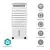 Nedis SmartLife Mobile Air Cooler | Watertank capacity: 5 l | 3-Speed | 215 m³/h | Oscillation | Remote control | Shut-off timer | Ionizing function
