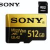Sony Memory Card MicroSD 128GBI 256GBI 512GBI 1024GB SD/TF Flash Card on For Smartphone Tablet Camera