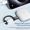 Lighting To USB C Adapter 3A Fast Charging for iPhone 15 Pro Type C To Lighting iPhone Connector Converter