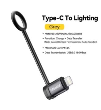 Lighting To USB C Adapter 3A Fast Charging for iPhone 15 Pro Type C To Lighting iPhone Connector Converter