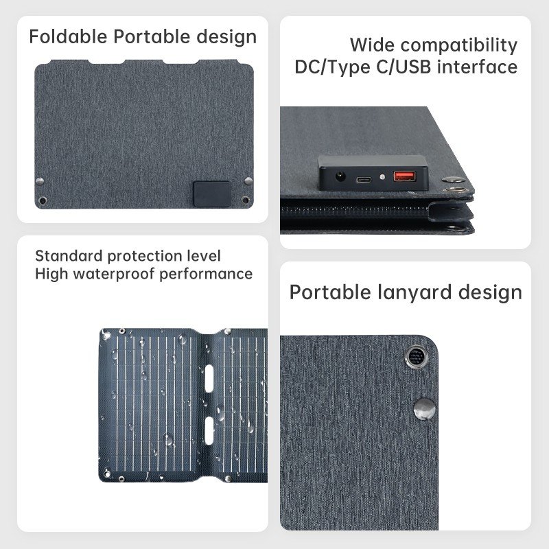 Pemsmart 65W Foldable Solar Panel