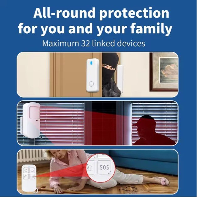 Pemsmart IoT 2-in-1 Smart Home Security Camera System