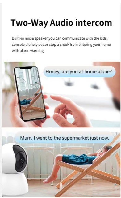 Pemsmart IoT 2-in-1 Smart Home Security Camera System