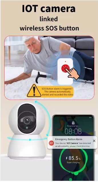 Pemsmart IoT 2-in-1 Smart Home Security Camera System