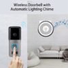 DB Pro 1080P Wireless Video Doorbell With Night Vision Light Chime Battery Tuya Smart DoorBell Camera Waterproof Work With Alexa Google