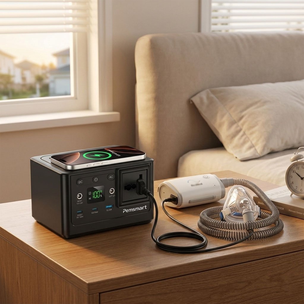 Pemsmart DPS-150S Portable Power Station 150W 96Wh LiFePO4 – Flight Safe 230V Universal AC Power Bank with 100W PD Fast Charging